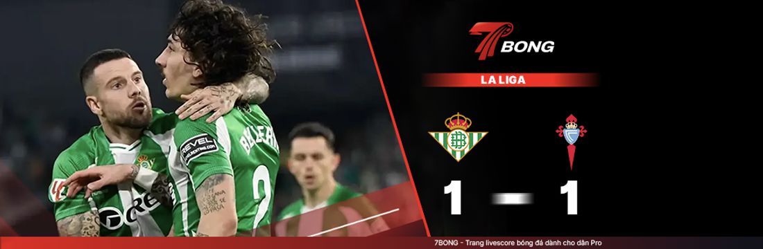 7BONG highlight: Real Betis VS Celta Vigo [16-03-26] • Spanish La Liga
