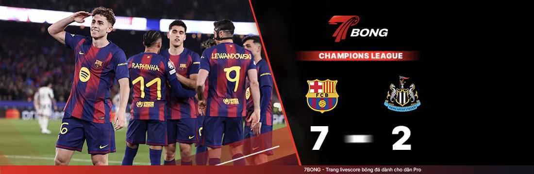 7BONG highlight: Barcelona VS Newcastle [19-03-26] • UEFA Champions League