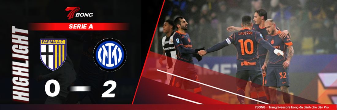 Video highlight: Parma VS Inter Milan [08-01-26] • Italian Serie A