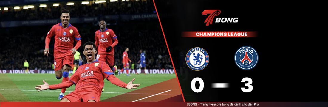 7BONG highlight: Chelsea VS PSG [18-03-26] • UEFA Champions League