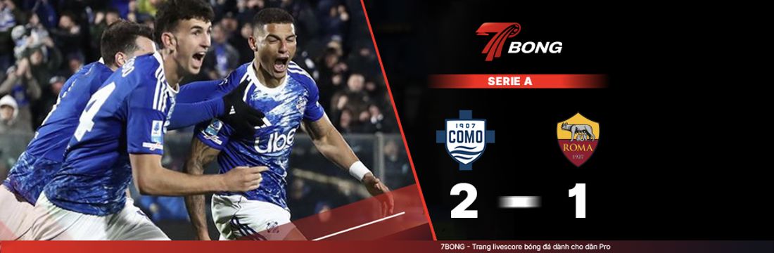 7BONG highlight: Como VS AS Roma [16-03-26] • Italian Serie A