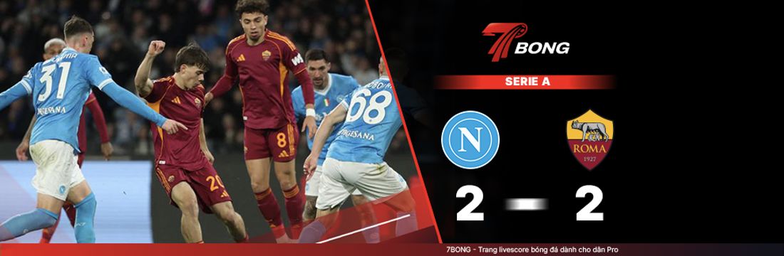 7BONG highlight: Napoli VS AS Roma [16-02-26] • Italian Serie A
