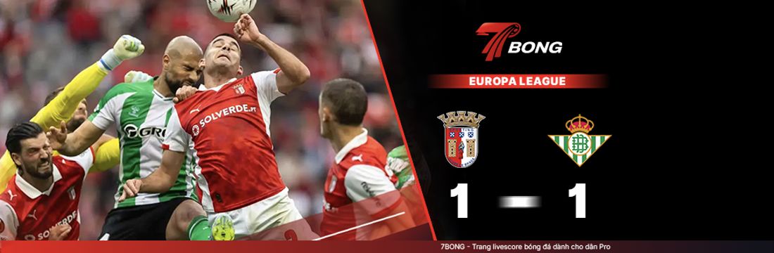 7BONG highlight: Sporting Braga VS Real Betis [08-04-26] • UEFA Europa League