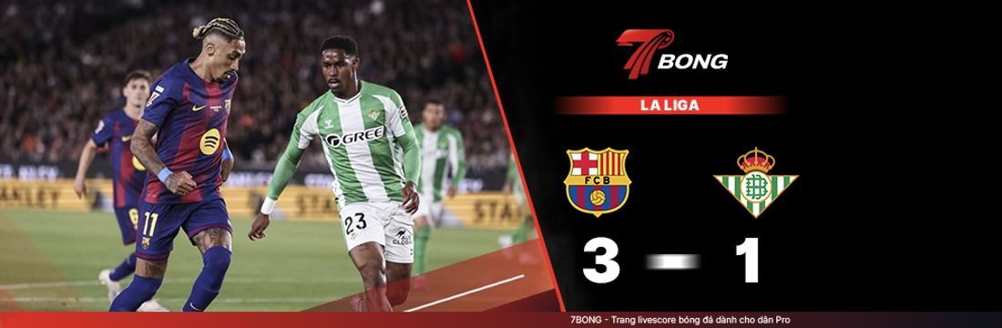 7BONG highlight: Barcelona VS Real Betis [18-05-26] • Spanish La Liga