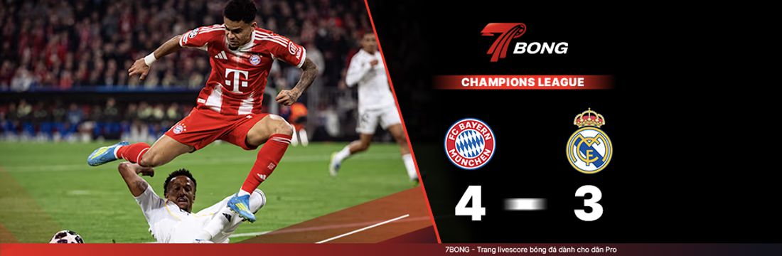 7BONG highlight: Bayern Munich VS Real Madrid [16-04-26] • UEFA Champions League