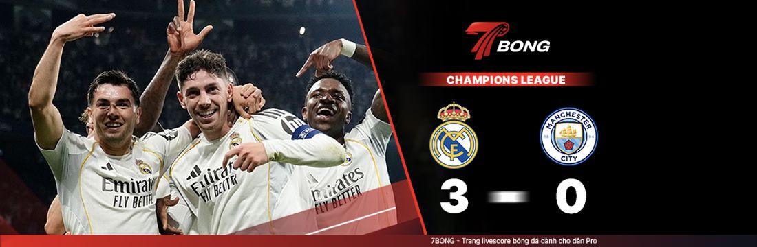 7BONG highlight: Real Madrid VS Man City [12-03-26] • UEFA Champions League