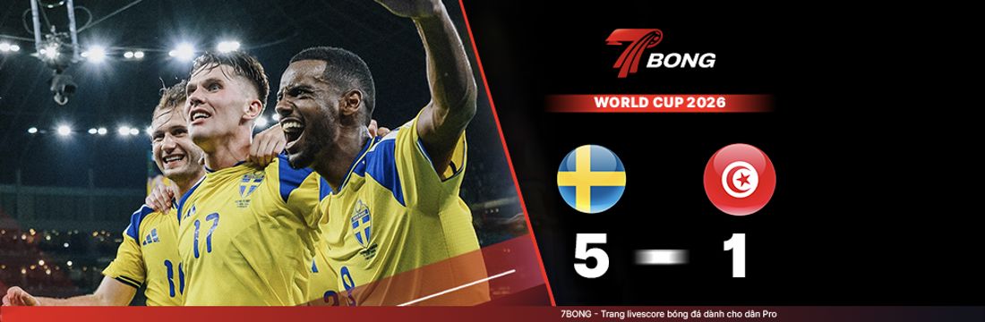 7BONG highlight: Thụy Điển VS Tunisia [15-06-26] • FIFA World Cup