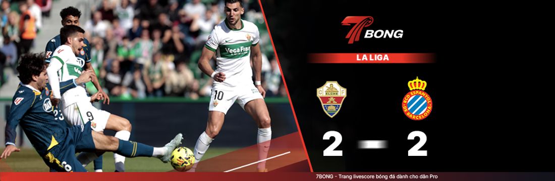 7BONG highlight: Elche VS Espanyol [01-03-26] • Spanish La Liga