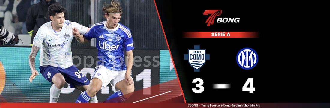 7BONG highlight: Como VS Inter Milan [13-04-26] • Italian Serie A