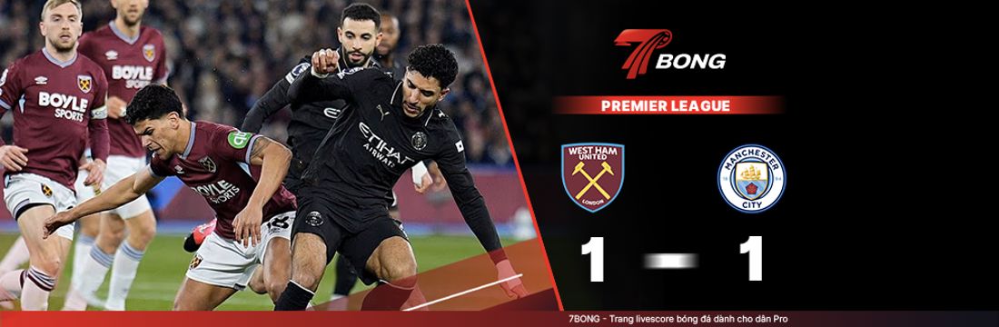 7BONG highlight: West Ham VS Man City [15-03-26] • English Premier League