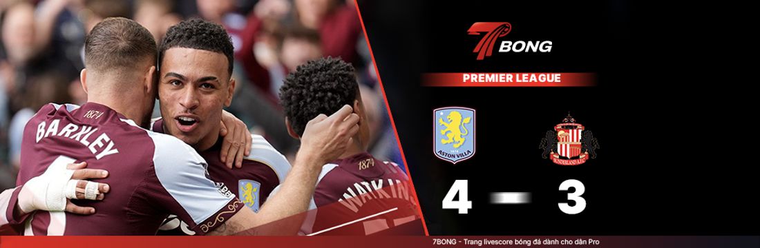 7BONG highlight: Aston Villa VS Sunderland [19-04-26] • English Premier League