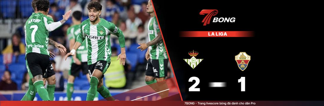 7BONG highlight: Real Betis VS Elche [13-05-26] • Spanish La Liga