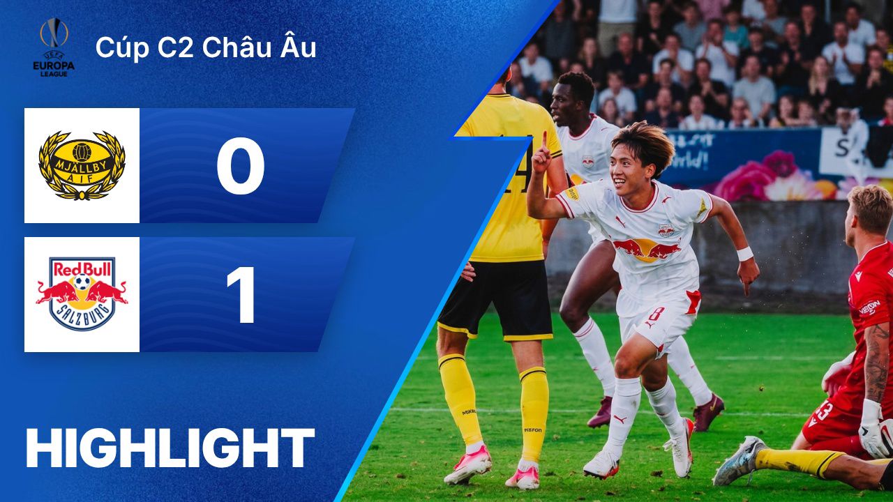 Xem lại | Mjallby AIF 0 - 1 Salzburg | Cúp C2 Châu Âu 2026/2027 | 20/08/2026