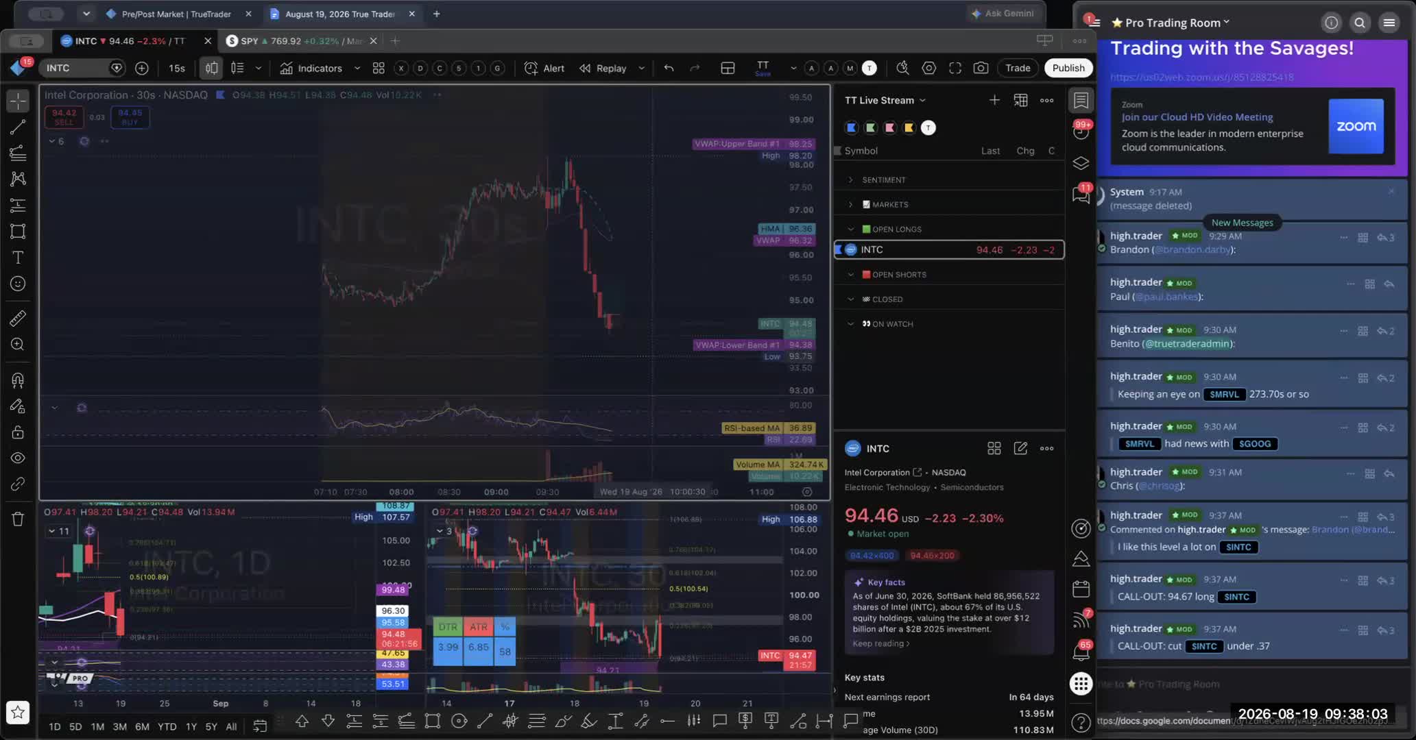 Still from the session of Wed, Aug 19, 2026